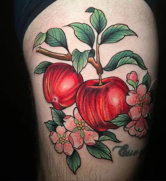 Flower, 사과, 석류, 과일, 매화, 체리, 딸기, 포도