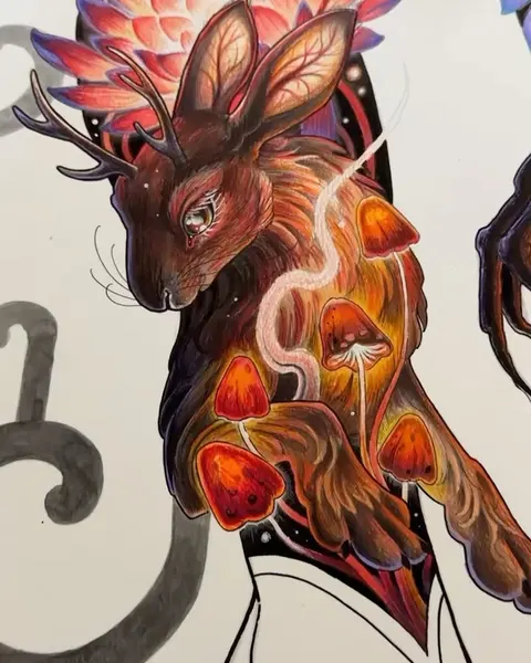 Dragon, Flower