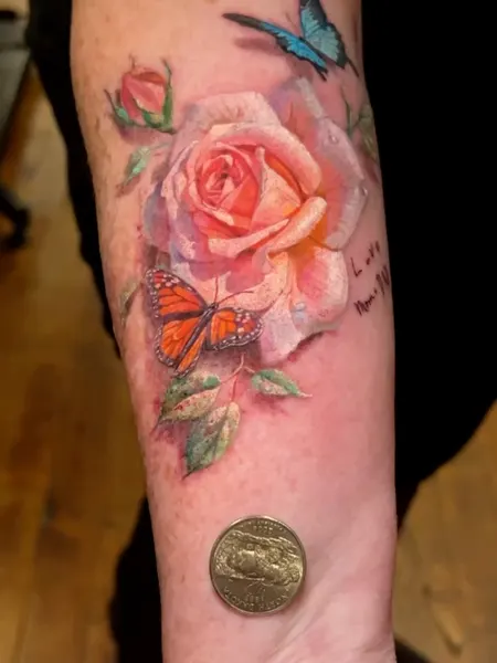 Flower, Animal, Nature, Rose