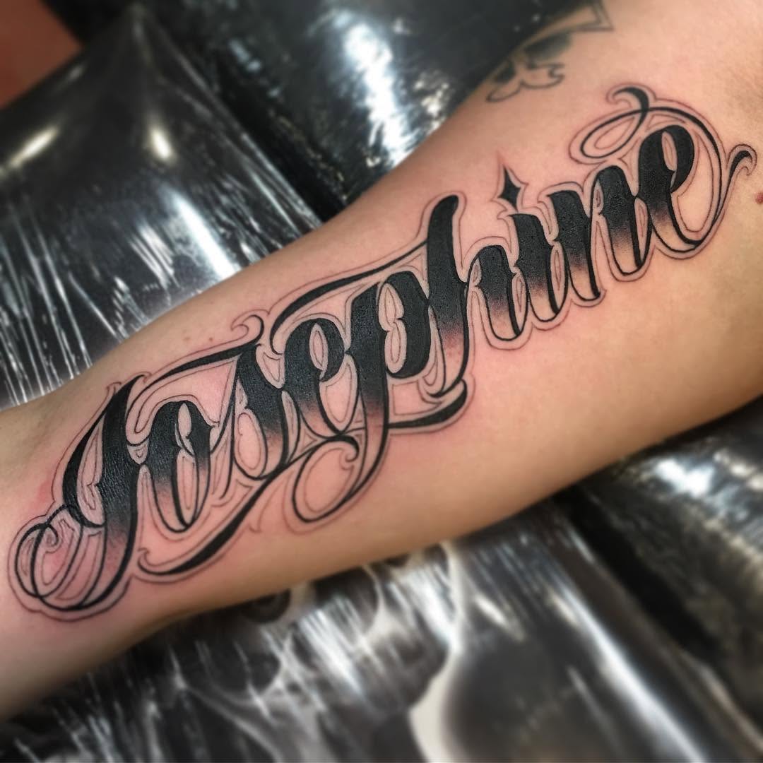 Lettering, 이름, 고딕 레터링