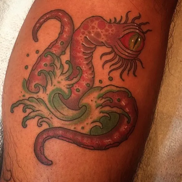 Dragon, 띠, 문어