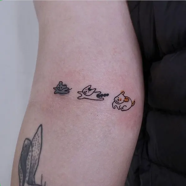 마네키네코, 여우 가면, 너구리