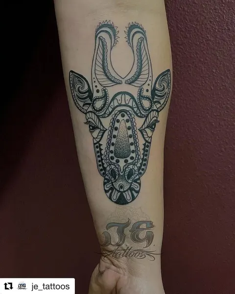 Game Face Tattoo