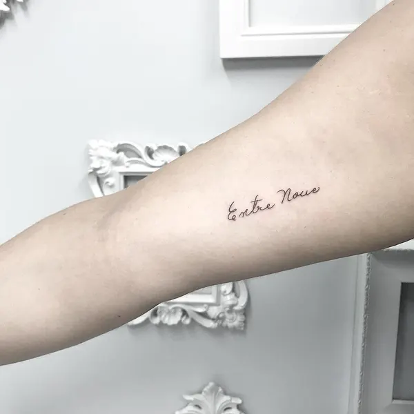 Lettering, 물망초, 문장, 동백꽃