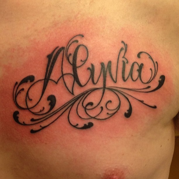 Lettering, 이름, 가족 이름