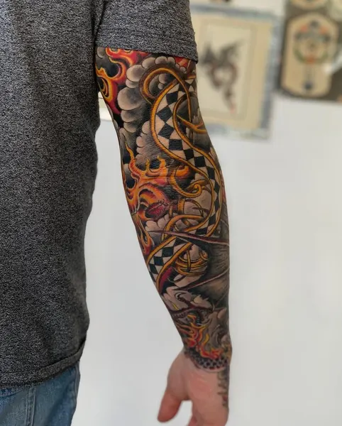 Dragon, 불, 불꽃