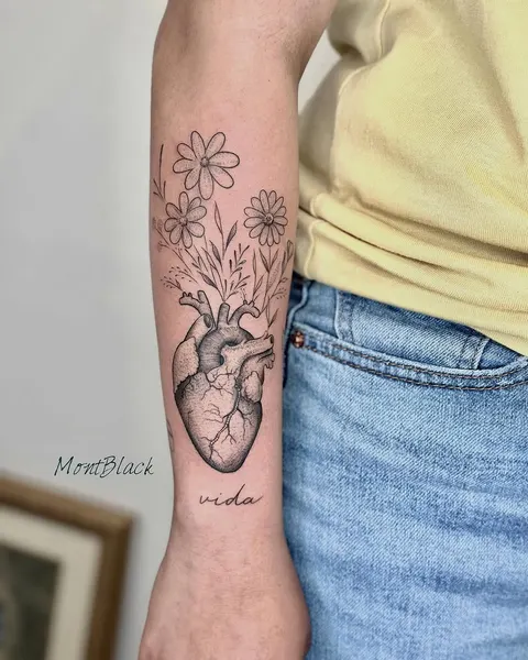 Flower, 심장 해부도