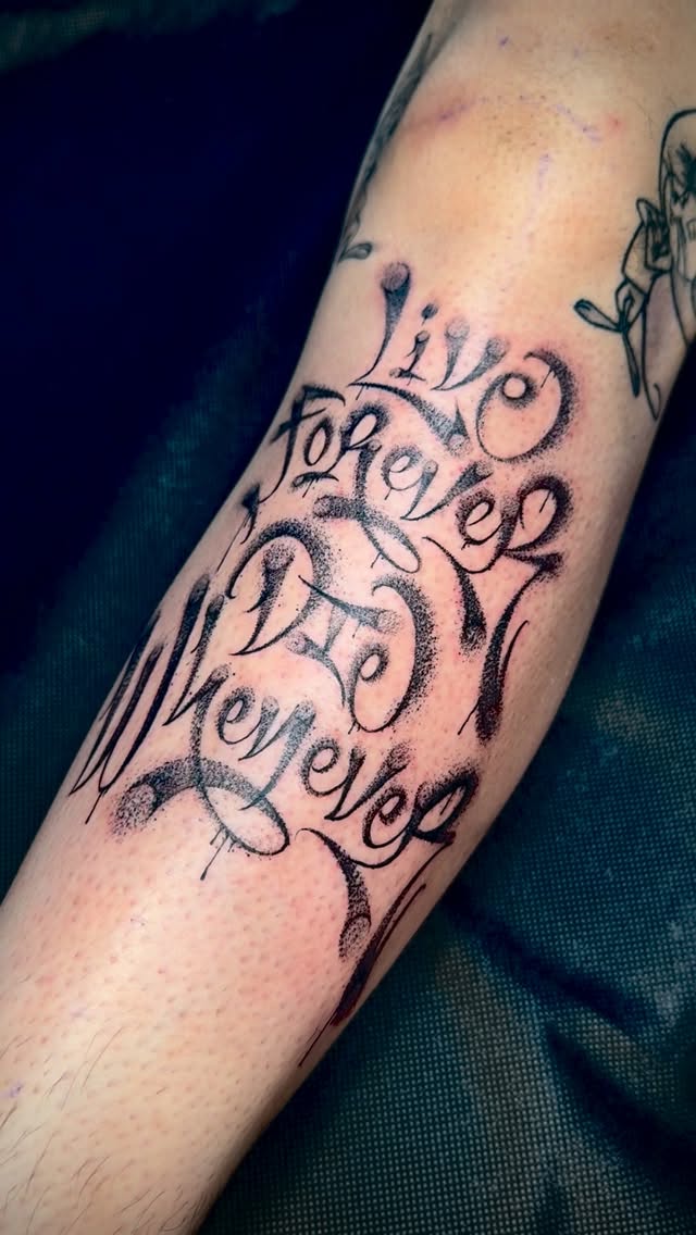Lettering, 추모 문구