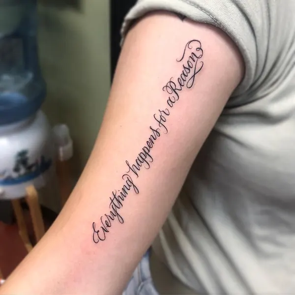 Lettering, 가사, 추모 문구, 문구