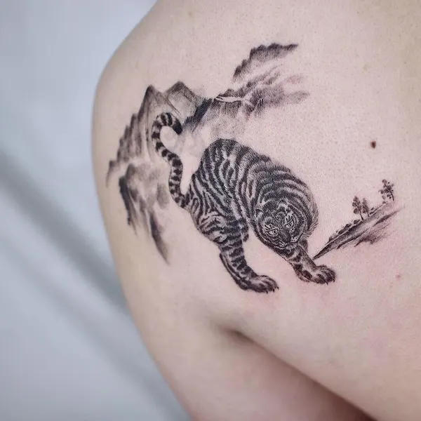Tiger, 고슴도치, 일본 호랑이