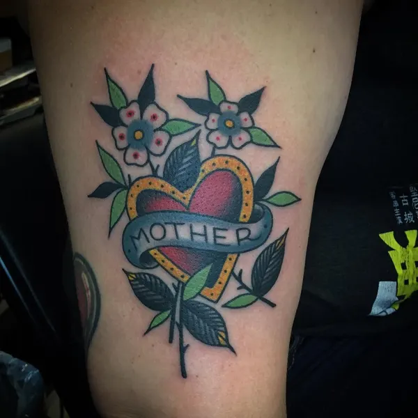 Flower, Rose, Lettering