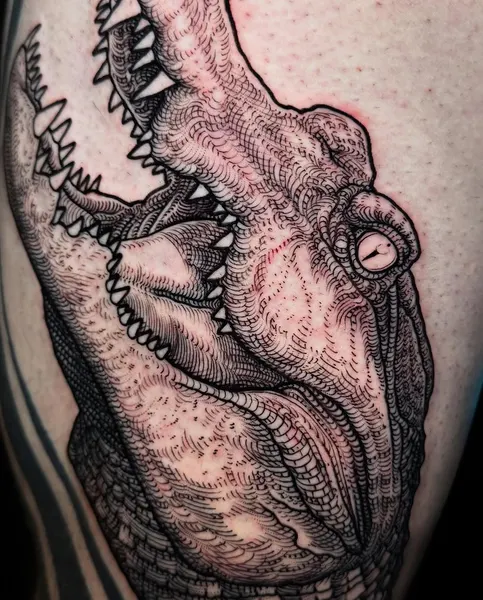 Dragon, 악어
