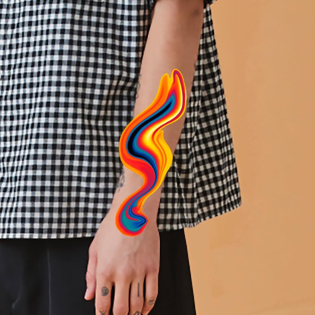 Flower, Lettering