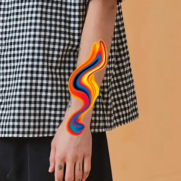 Flower, Lettering