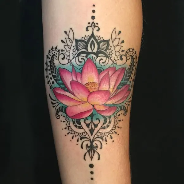Flower, 연꽃, 한국 연꽃, 연꽃 만다라, 연꽃 문양