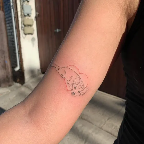 회복력, 그래픽, 테두리, 쌍둥이자리, 기념 타투