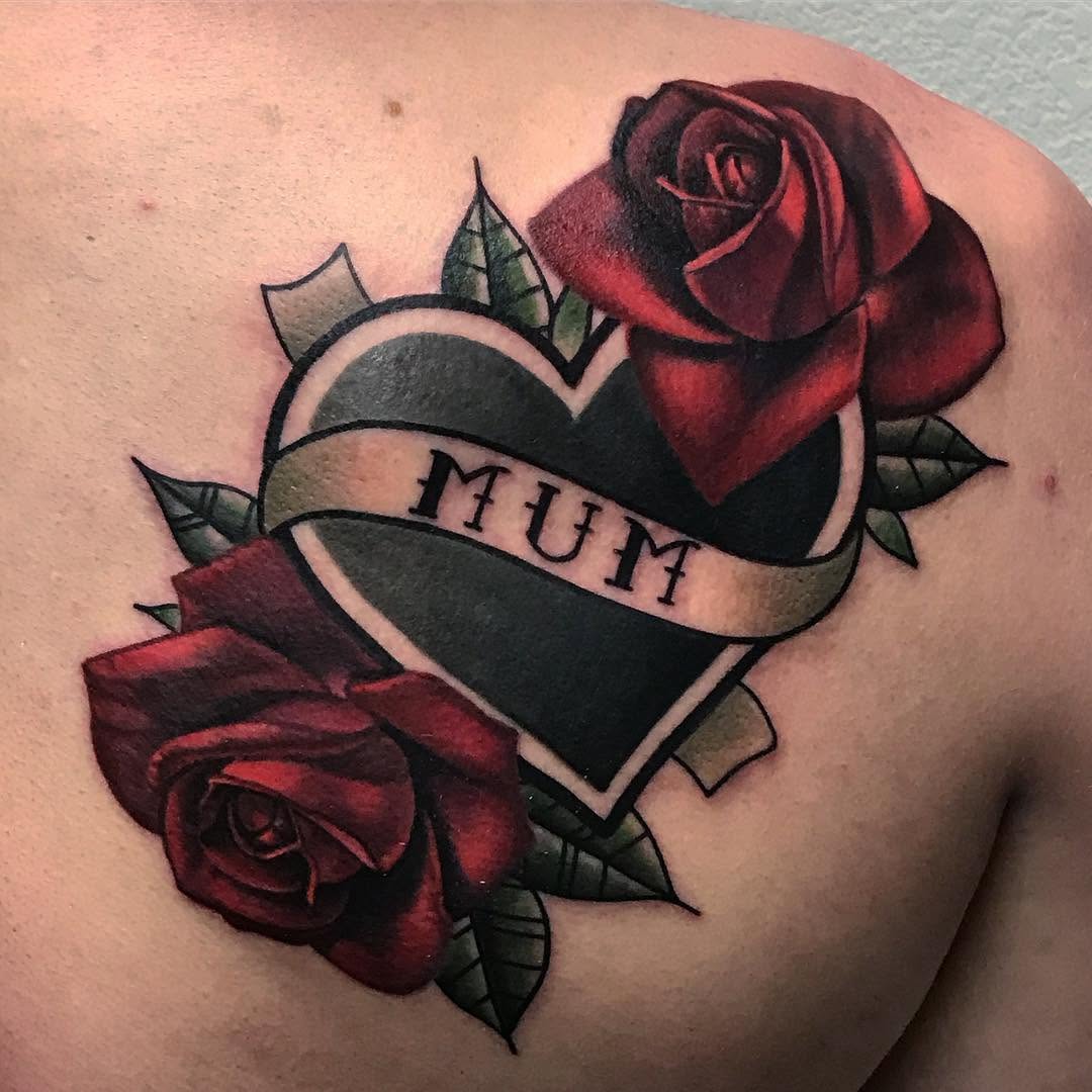Flower, Rose, Lettering