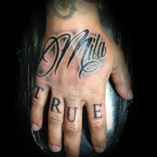 Lettering