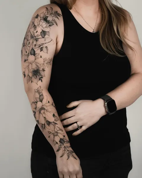 Flower, Rose, 커버업, 보디수트