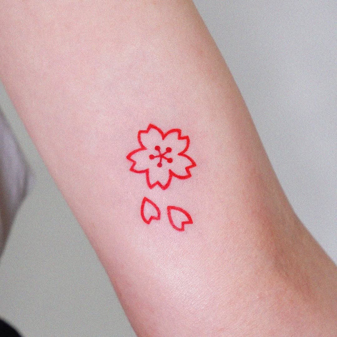 Flower, 수선화, 플래시 타투