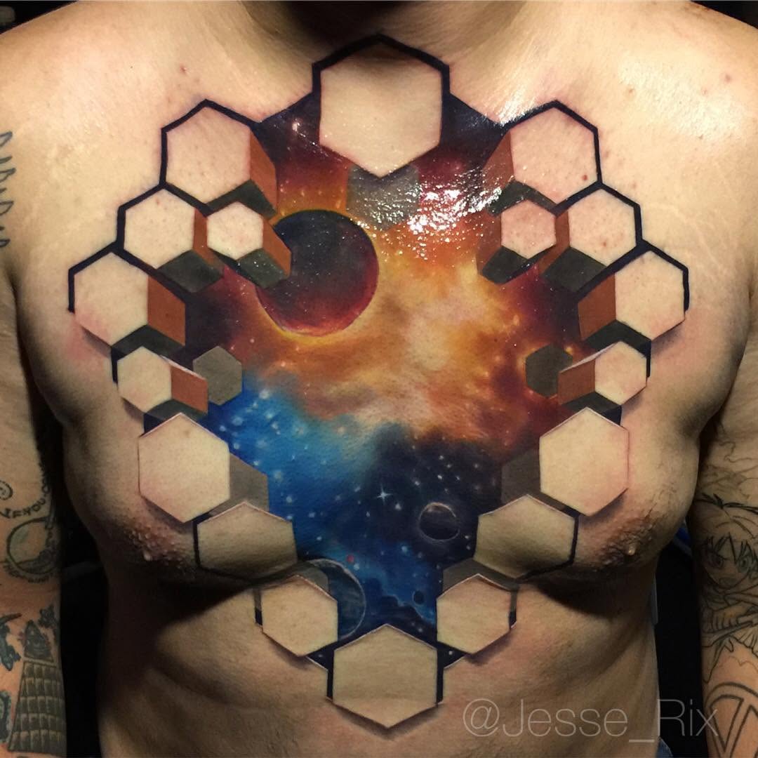 Geometric, 대칭, 행성, 연기 배경