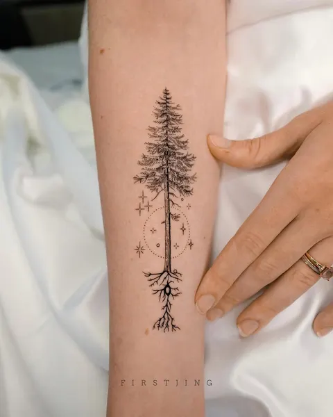 풀, Nature, 멘디, 뿌리, 숲, 나무, 고사리, 단풍잎, 대나무, 소나무, 실루엣, 야자수, 나뭇가지, 큰 타투, 번개, 치유, 허브, 카네이션, 올리브 가지, 플래시 타투