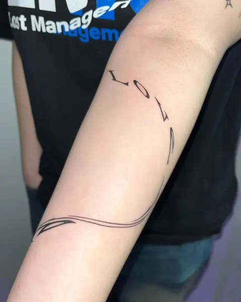 Lettering, 펜, 바늘, 바람, 번개, 선, 힘, 계곡, 파도, 화살, 그래픽, 노리개, 미니멀, 비대칭, 실루엣, 테두리, 회복력, 가시철사, 플래시 타투, 미니멀 레터링, 활과 화살, 단청, 밴드, 서명, 체인, 암밴드, 커스텀 타투