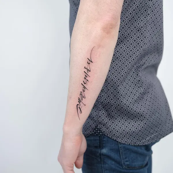 Lettering, 물망초, 타자기 폰트