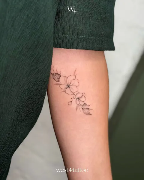 Flower, Lettering