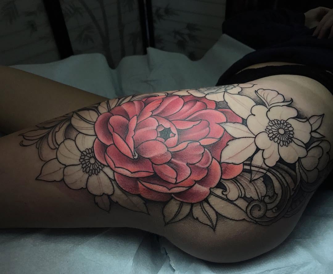 Flower, Rose, 모란, 목련