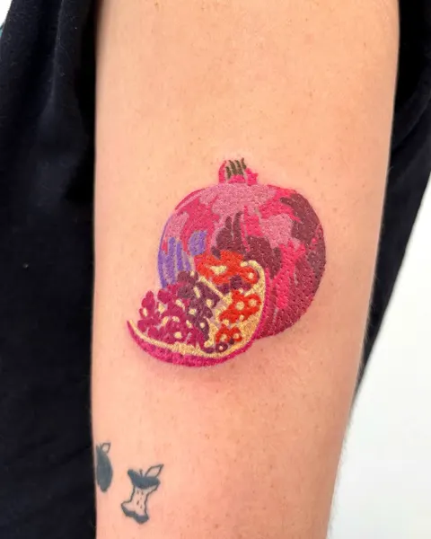 Flower, 석류, Rose, 사과, 과일
