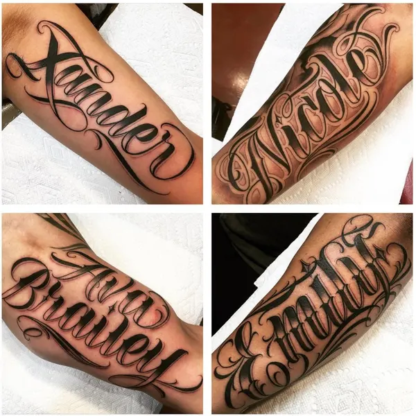 Lettering, 고딕 레터링, 일본어 레터링