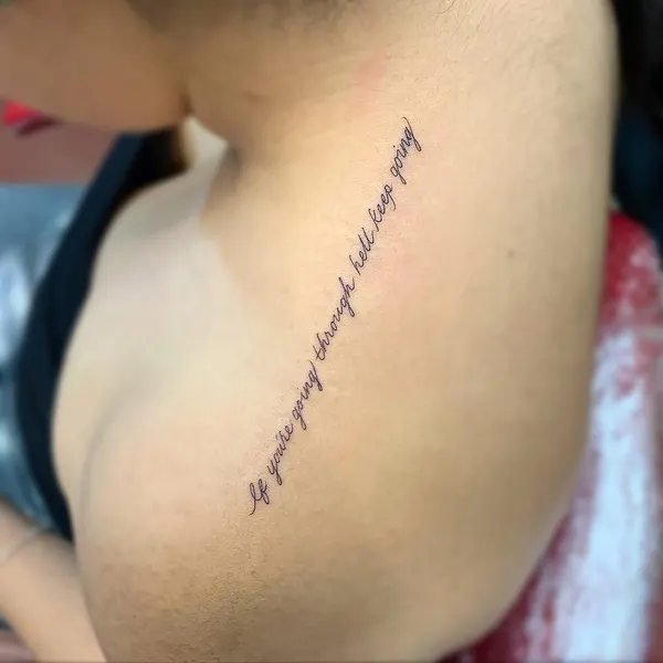 Lettering, 강인함, 문장, 영원, 추억, 물망초, 스크립트, 올드 잉글리시