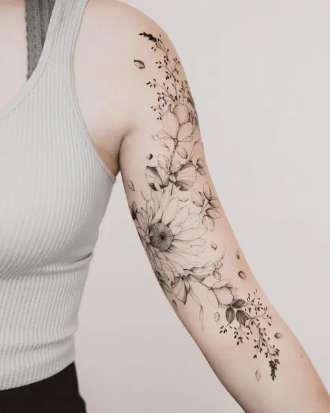 Flower, Rose, 슬리브, 커버업, 꽃 배경