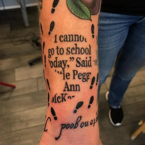 Lettering, 문장, 가사, 추모 문구, 올드 잉글리시