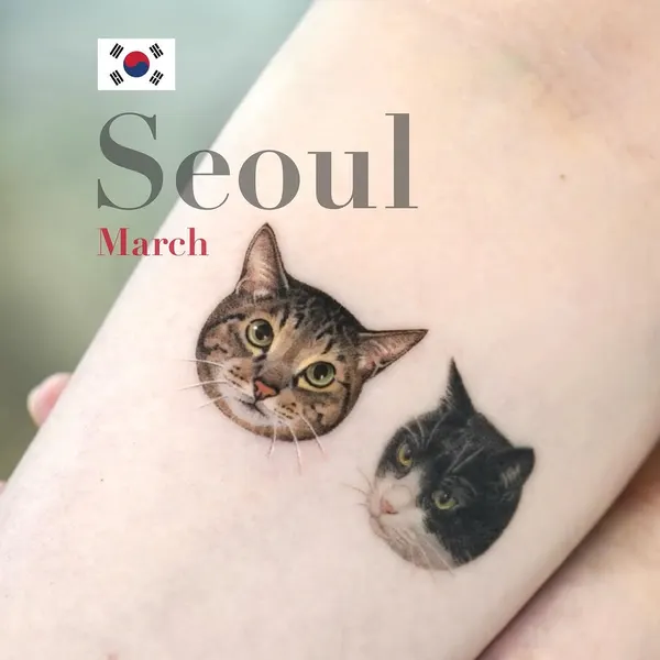 한국, 부채, 한글 레터링
