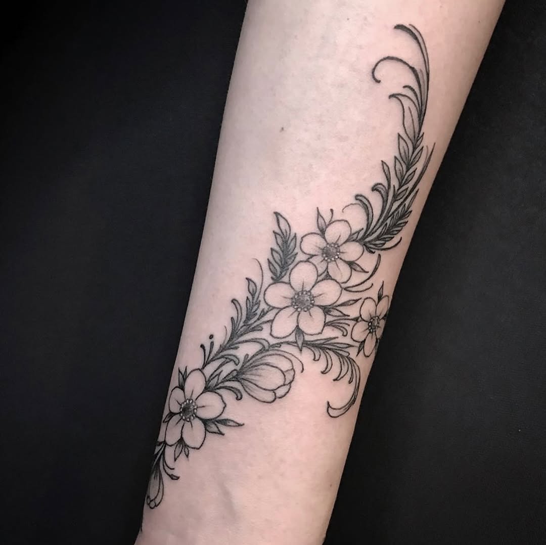 Flower, 고사리, 나뭇가지