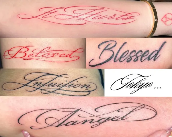 Lettering, 가족 이름