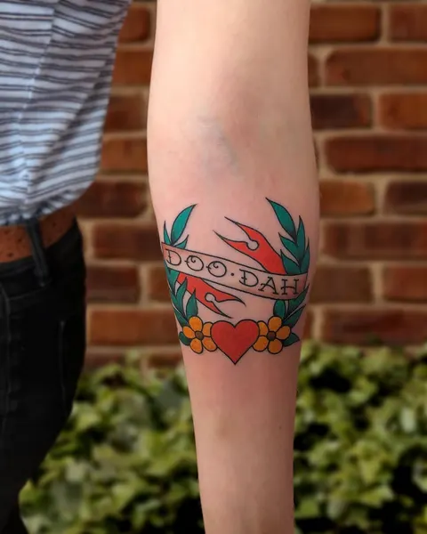 Flower, Rose, Lettering