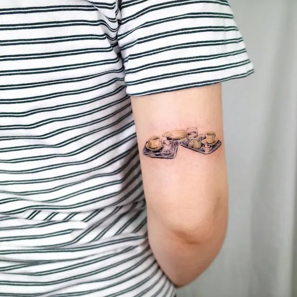 Flower, Lettering