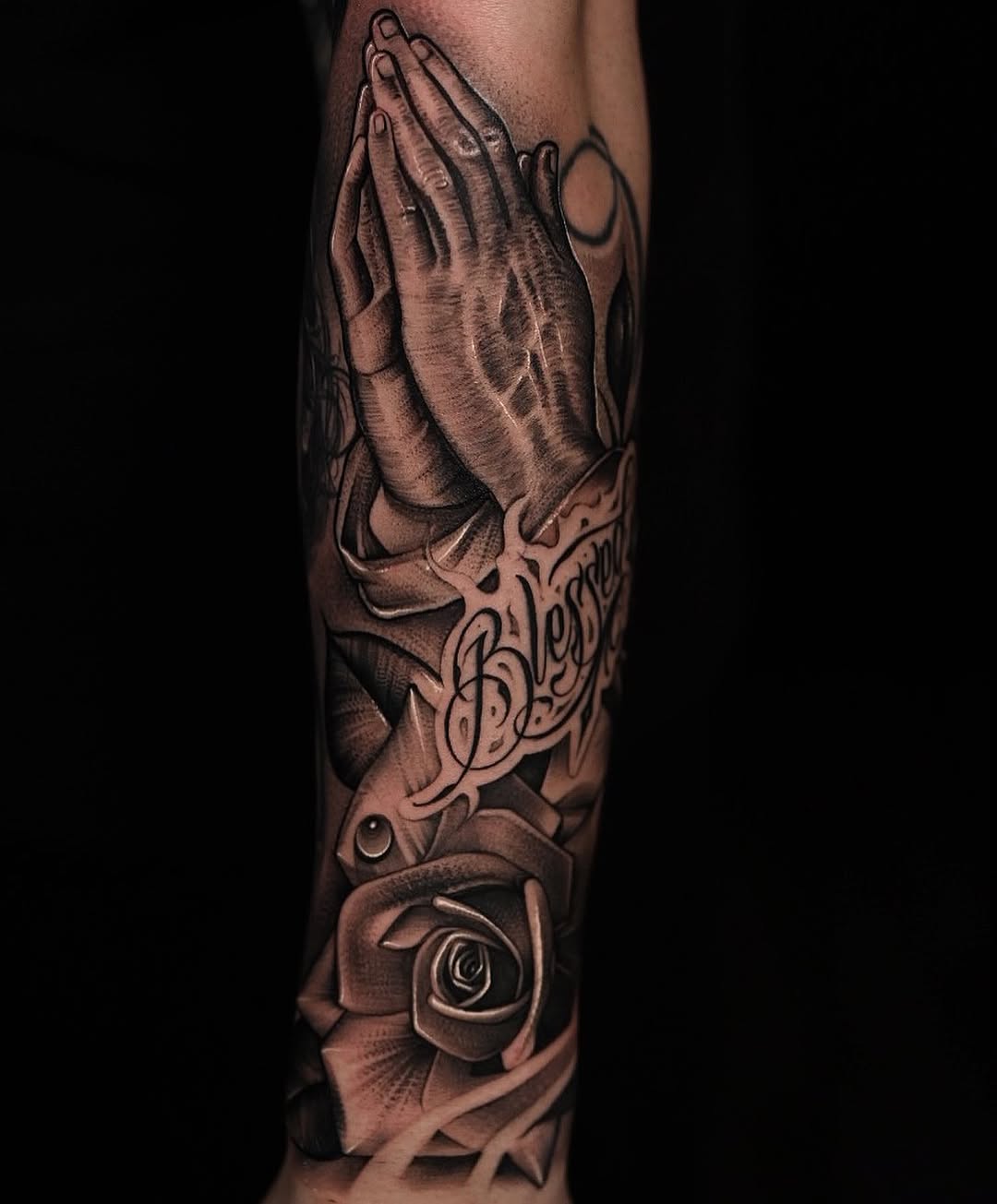 Lettering, Flower, Rose
