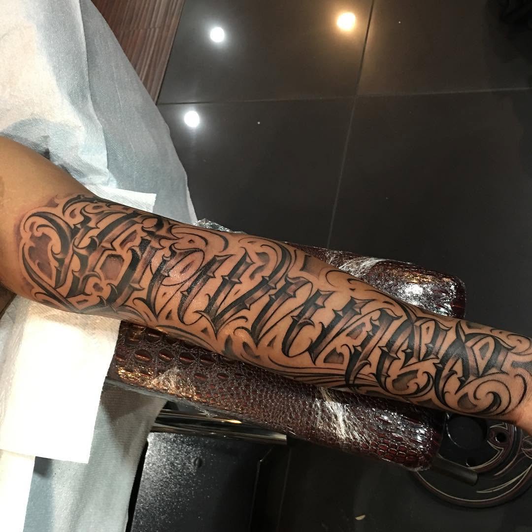 Lettering, 갱스터, 무궁화, 블라스트오버