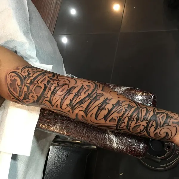 Lettering, 갱스터, 무궁화, 블라스트오버