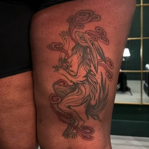 Dragon, 연기 배경, 연기, 일본 구름