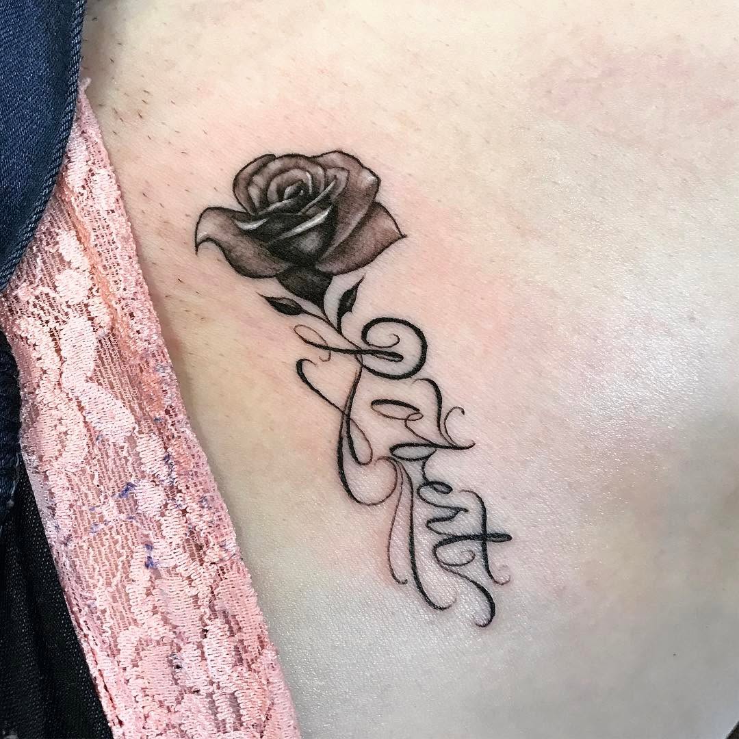 Lettering, Flower
