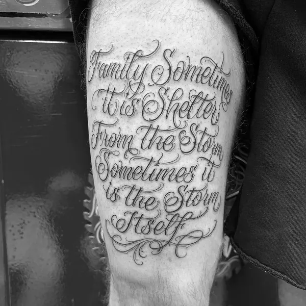 시, Lettering, 가사, 추모 문구, 스크립트