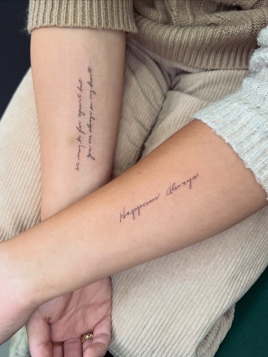 Lettering, 문장, 시, 가사, 커플, 손글씨, 양면성, 스크립트, 커플 타투, 우정