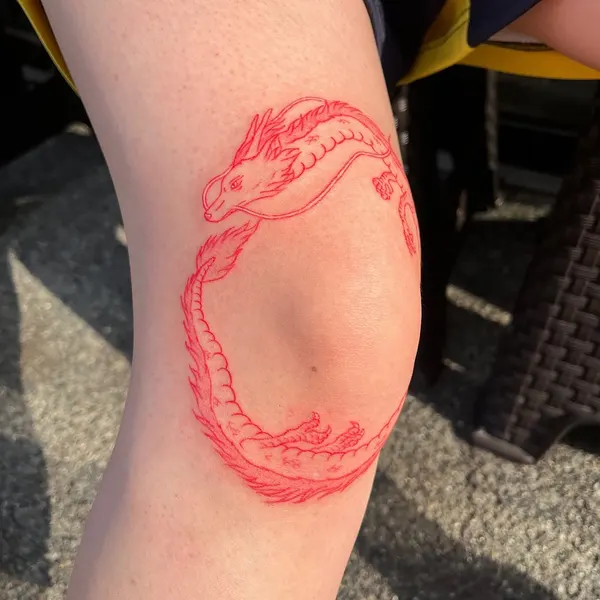 Dragon, 연기, 눈물, 입술, 립스틱, 해파리, 조개, 붓터치, 자전거, 해부학, 그래피티, 플래시 타투