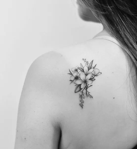 Flower, 데이지, 실루엣, 이레즈미