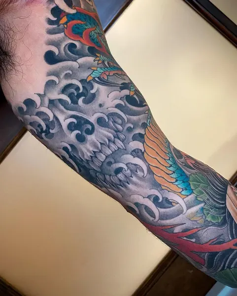 Dragon, 일본 구름, 일본 파도, 한국 구름